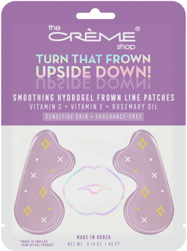picture of The Creme Shop Turn That Frown Upside Down! Hydrogel Frown Line Patches for Sensitive Skin