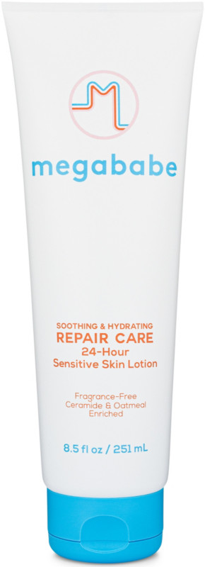 picture of  megababe Soothing & Hydrating Repair Care 24-Hour Sensitive Skin Lotion