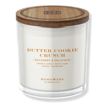 HomeWorx Butter Cookie Crunch 3 Wick Candle 