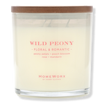 HomeWorx Wild Peony 3 Wick Candle 