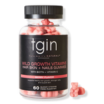 tgin Wild Growth Vitamins Hair, Skin + Nails Gummies 