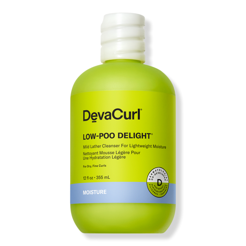 DevaCurl LOW-POO DELIGHT Mild Lather Cleanser for Lightweight Moisture