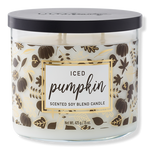ULTA Iced Pumpkin Scented Soy Blend Candle 