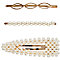 Scünci The Basik Edition Gold & Pearl Decorative Pins  #0
