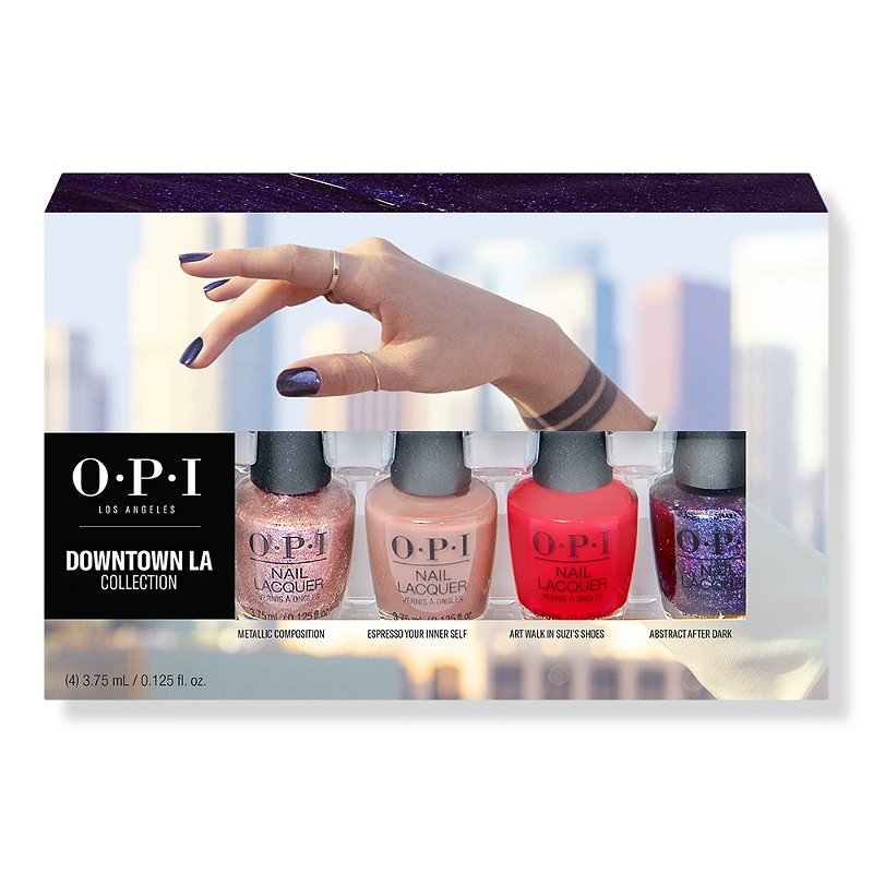 Opi Downtown La Nail Lacquer Mini 4 Pack Ulta Beauty
