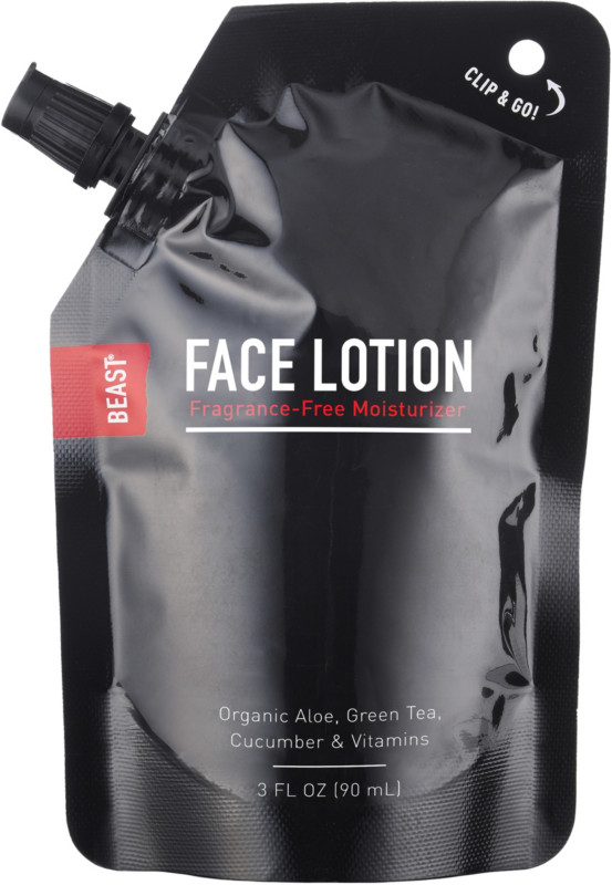 picture of  Beast Travel Size Face Lotion Pouch