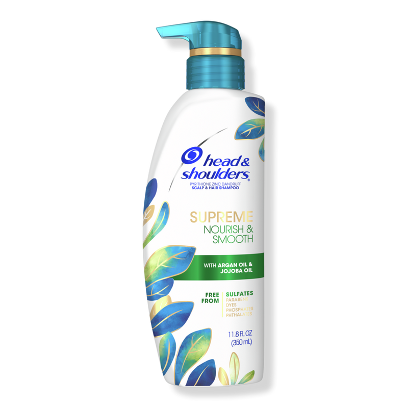 Head & Shoulders Supreme Nourish & Smooth Hair & Scalp Sulfate Free Anti-Dandruff Shampoo for Relief from Dry Scalp - 11.8 fl oz