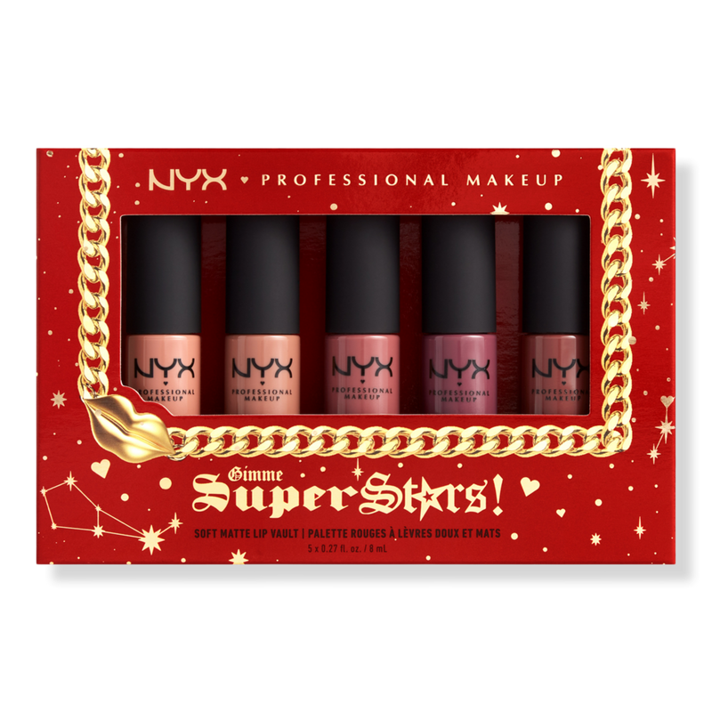 NYX Professional Makeup Soft Matte Lip Cream Vault Gift Set - 5pc