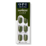 Kiss Olive For Green imPRESS x OPI Press On Manicure Nails 