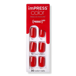 Kiss (Product) Red Impact imPRESS Color Press On Manicure 