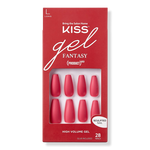 Kiss (Product) Red Gel Fantasy Nails 