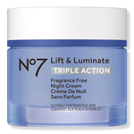 No7 Lift & Luminate Triple Action Fragrance Free Night Cream 