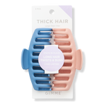GIMME beauty Thick Hair Blue & Pink Claw Clips 