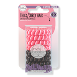 Invisibobble EXTRA HOLD Multipack - Pink & Brown 