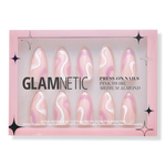 Glamnetic Pink Swirl Press-On Nails 