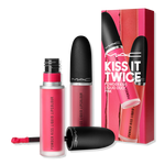 MAC Kiss It Twice Powder Kiss Liquid Duo: Pink 