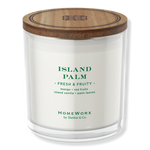 HomeWorx Island Palm 3 Wick Candle 