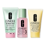 Clinique Skin School Supplies: Cleanser Refresher Course Set - Combination Oily 