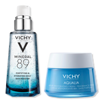 Vichy Intensive Hydration Value Kit with Hyaluronic Acid Face Serum & Moisturizer 
