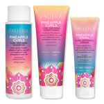 Pacifica Pineapple Curls Curl Defining Haircare Starter Kit 