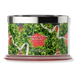 HomeWorx Mistletoe Magic 4 Wick Candle 