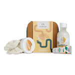 The Body Shop Lather & Slather Almond Milk Body Care Gift Case 