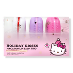 The Crème Shop Hello Kitty Holiday Kisses! Macaron Lip Balm Trio 