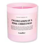 Candier I'm Dreamin of a Pink Christmas Candle 