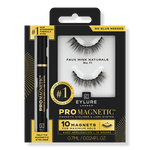 Eylure ProMagnetic Felt Tip Eyeliner & 10 Magnets Faux Mink Natural No. 11 Eyelashes 