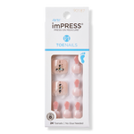 Kiss imPRESS Design Press-On Pedicure Toenails 