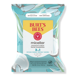 Burt's Bees Micellar 3 in 1 Facial Towelettes with Coconut & Lotus Water 