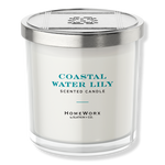 HomeWorx Coastal Water Lily 3-Wick Scented Candle 