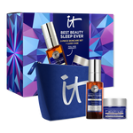 IT Cosmetics Best Beauty Sleep Ever Skincare Gift Set + Luxe Makeup Bag 