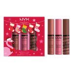 NYX Professional Makeup Limited Edition Fa La La Land Butter Gloss Trio Holiday Gift Set 