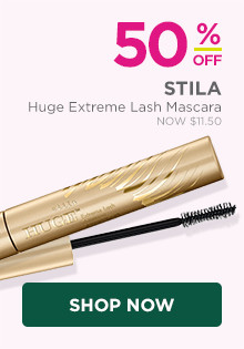 50% off Stila Huge Extreme Lash Mascara, now $11.50, regular $23.