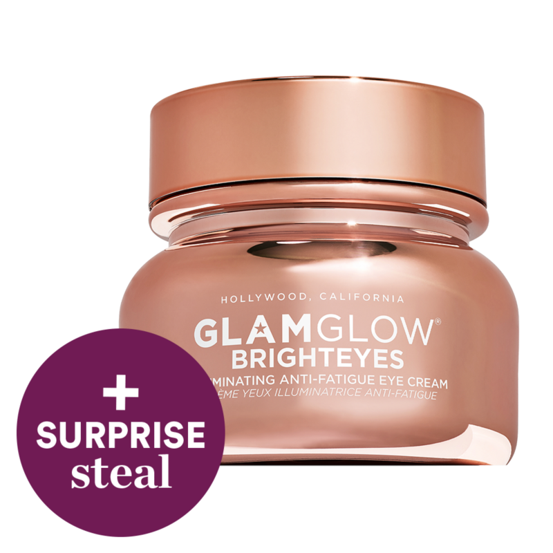 Shop Ulta Beauty’s 21 Days of Beauty and receive 50% off GLAMGLOW* BRIGHTEYES Illuminating Anti-Fatigue Eye Cream