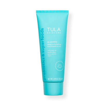 Shop Ulta Beauty’s 21 Days of Beauty and receive 50% off Tula* So Poreless Deep Exfoliating Blackhead Scrub