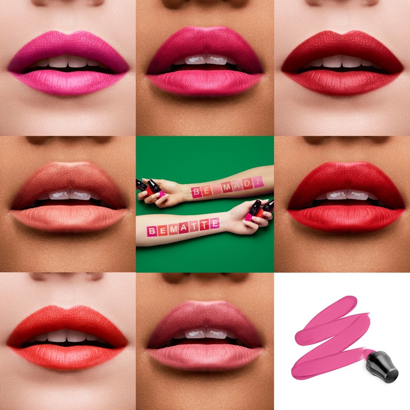 Von mair palette lipstick putting lip gloss matte over box for