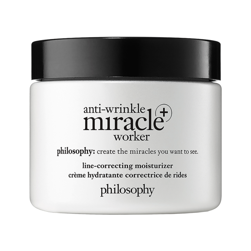 Shop Ulta Beauty’s 21 Days of Beauty and receive 50% off Philosophy* Anti-Wrinkle Miracle Worker+ Line Correcting Moisturizer