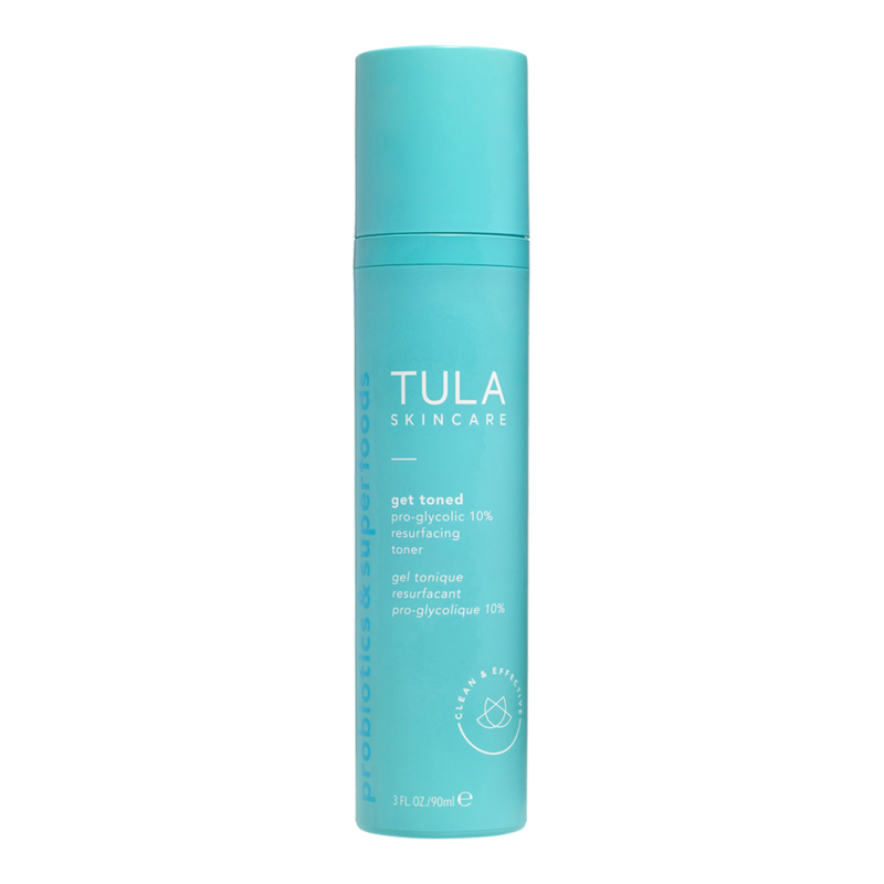 Shop Ulta Beauty’s 21 Days of Beauty and receive 50% off Tula* Get Toned Pro-Glycolic 10% Resurfacing Toner