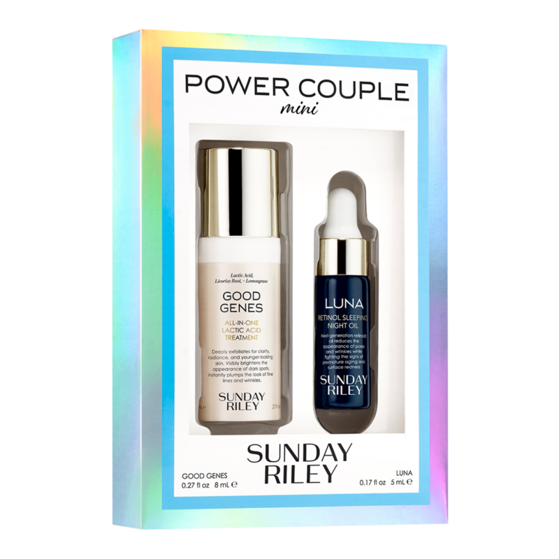Shop Ulta Beauty’s 21 Days of Beauty and receive 50% off Sunday Riley* Power Couple Mini Kit