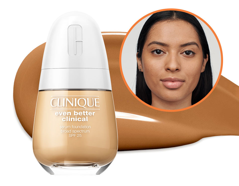 clinique even better foundation before and after