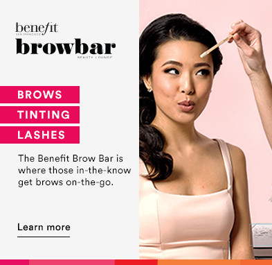 Brows. tinting. Lashes. The Benefit brow bar is where those go in the know get brows on the go.