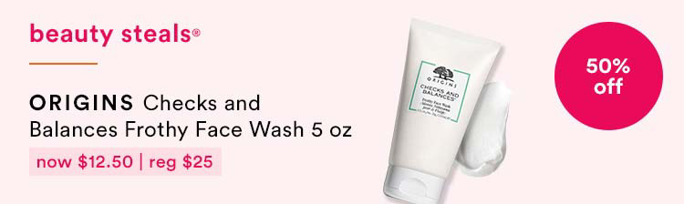 50% off Checks and Balances Frothy Face Wash Now $34.50 | Reg $69